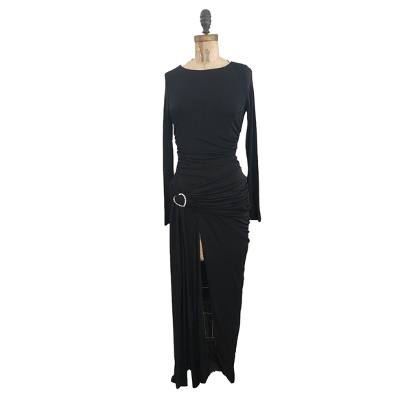 Superdown Camryn Maxi Dress Black M NWT - Picture 2 of 6